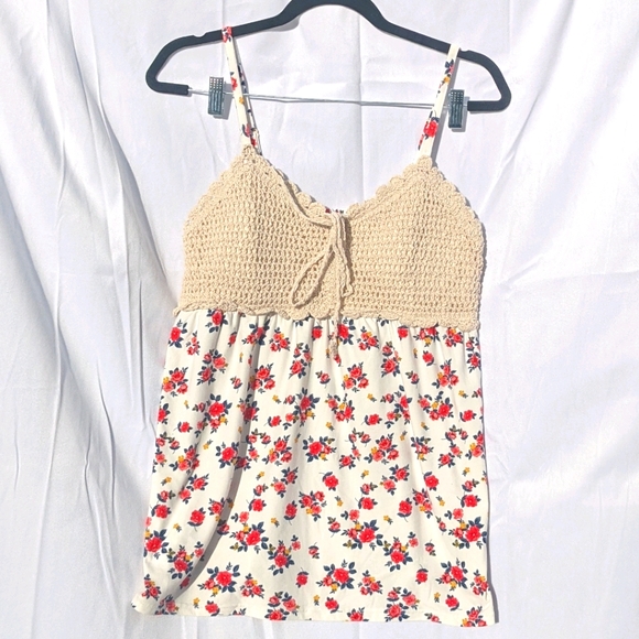 Macrame Boho Tanktop - Picture 1 of 9